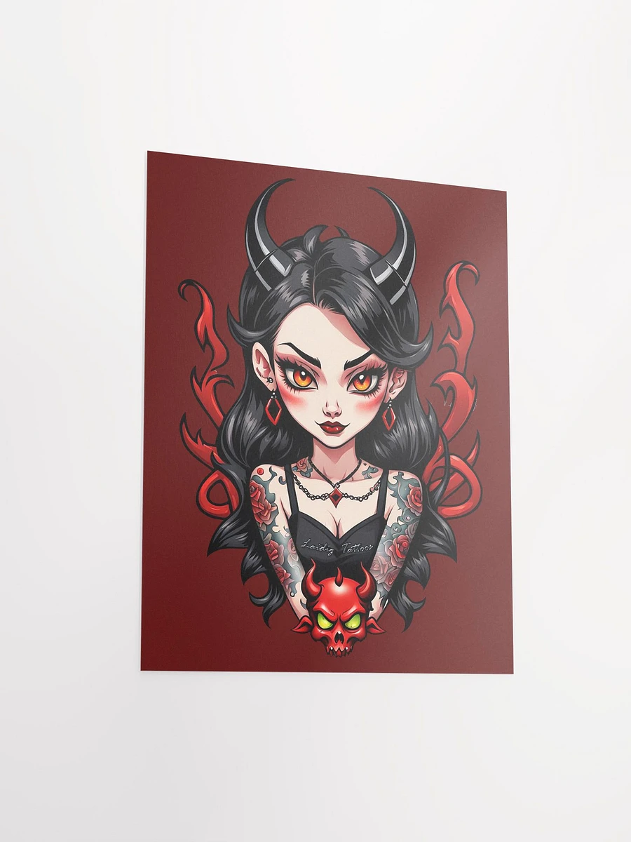 Tattooed Devil Girl Poster Print product image (7)