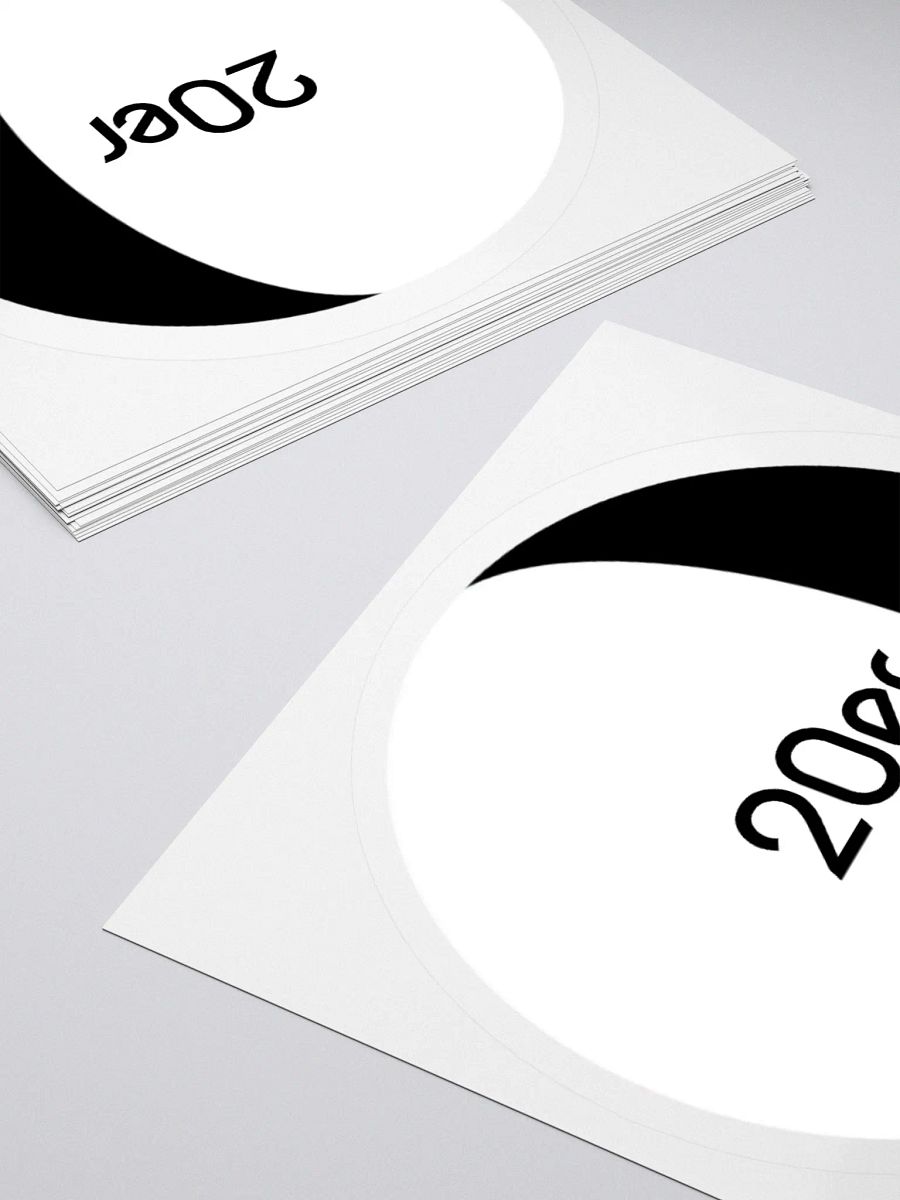 20er Waning Gibbous Light (Kiss Cut Sticker) product image (4)