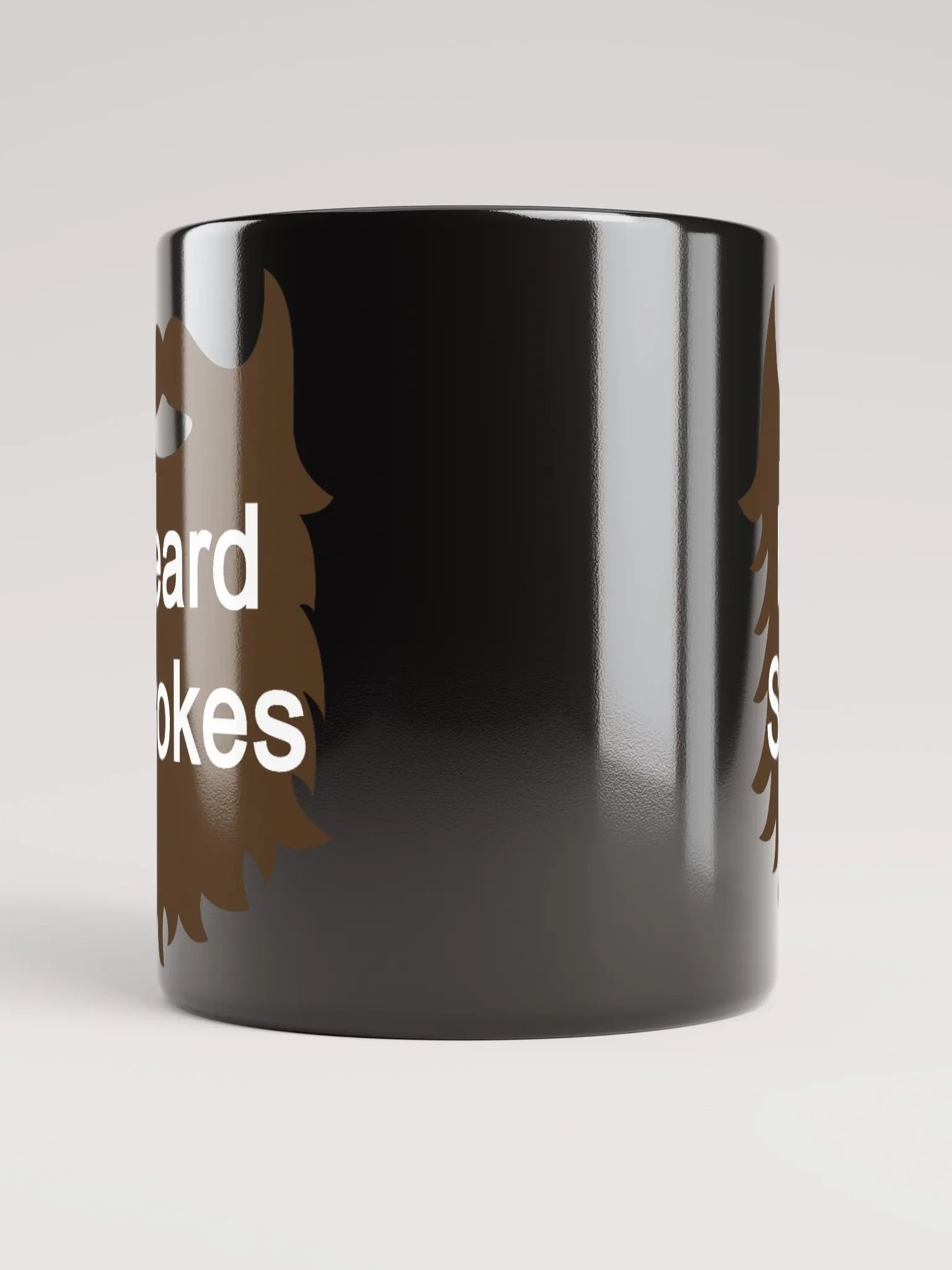 Beard Strokes Mug - Black product image (3)