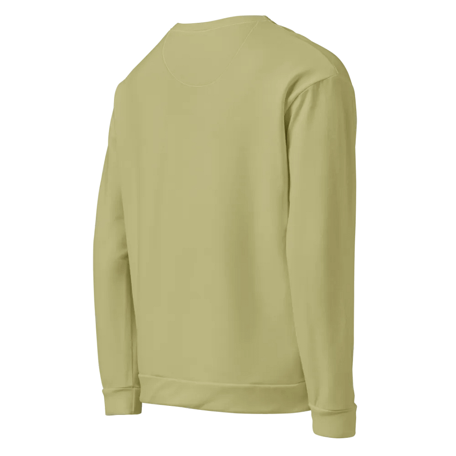 Plain Medium Yellow True Summer Unisex Recycled Polyester Heavyweight Premium Sweatshirt by Treasure Pie product image (6)