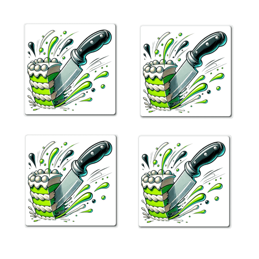 (BUNDLE 4 PACK) Slice Cake Magnet product image (1)