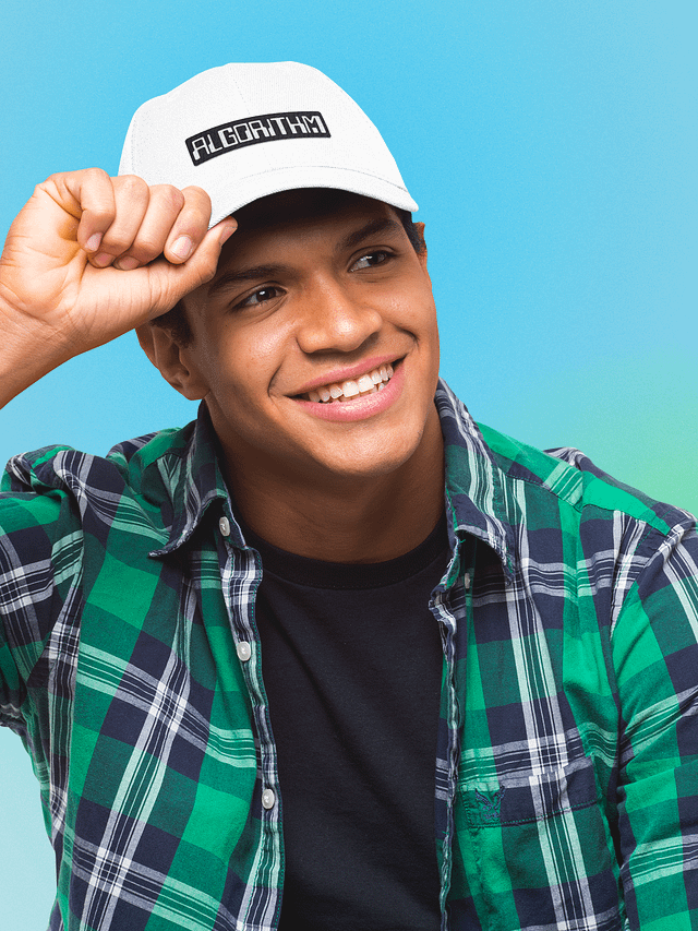 Algorithm Box Embroidered Hat product image (1)