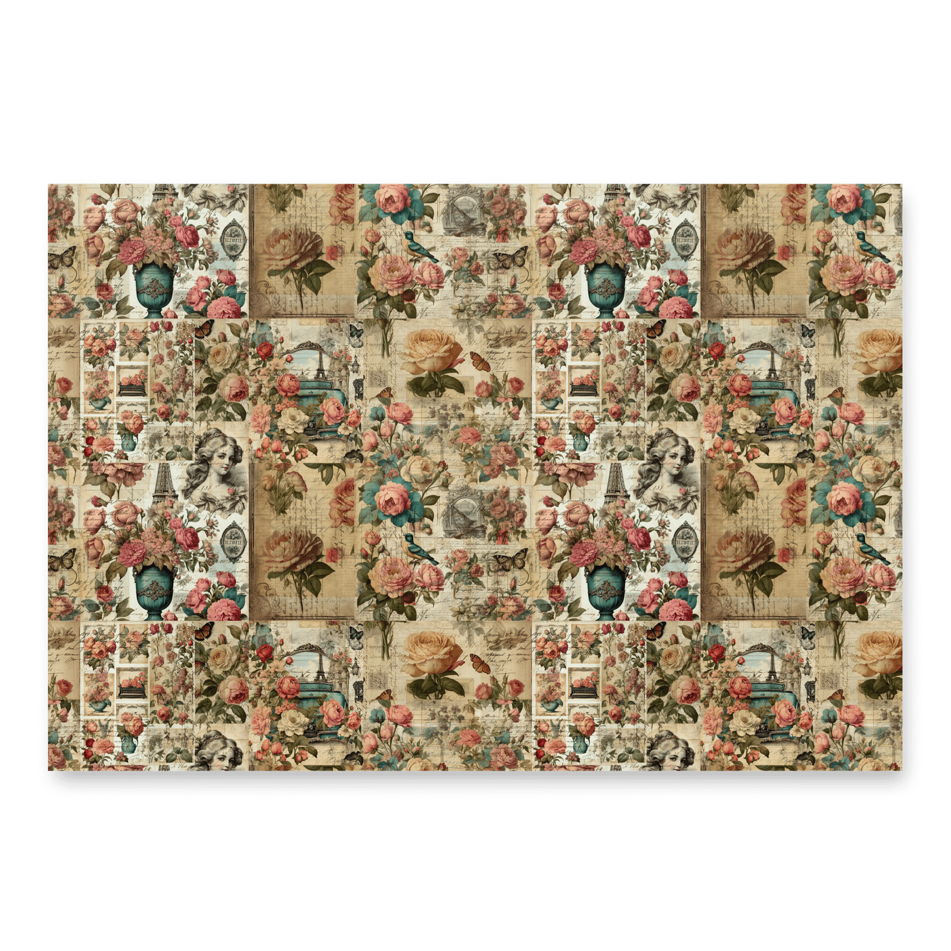 Edward Martin Mixed Media Collage Sheets No.421-Set of 3 Different Papers product image (3)