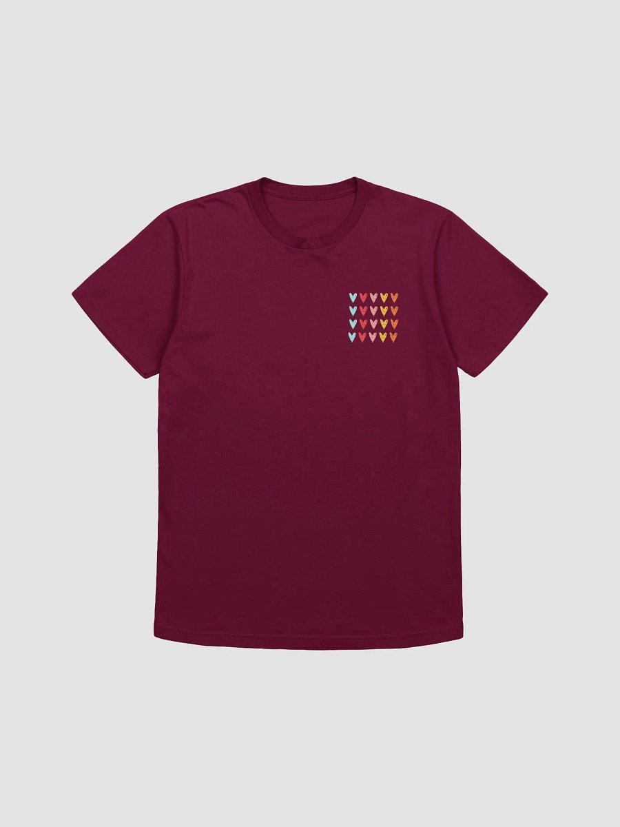 colourful hearts printed t-shirt product image (9)