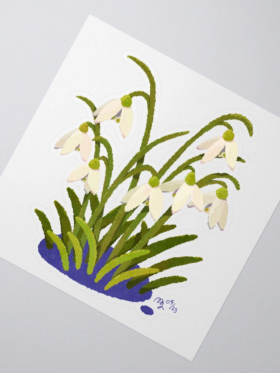 Snow Drop Sticker product image (2)