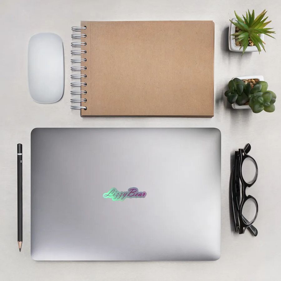 LizzyBear Name Holographic Sticker product image (2)