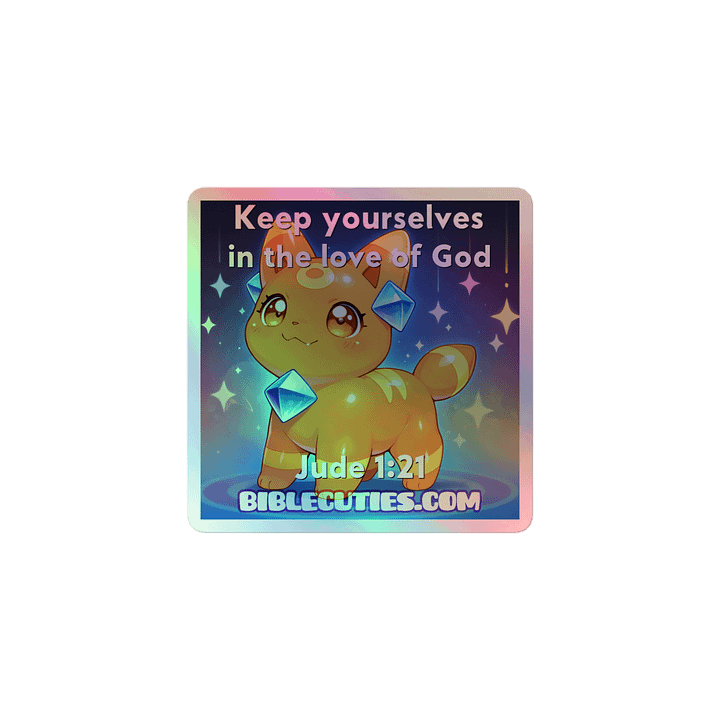 Bible Cuties Samson - Keep yourselves in the love of God Holographic product image (1)