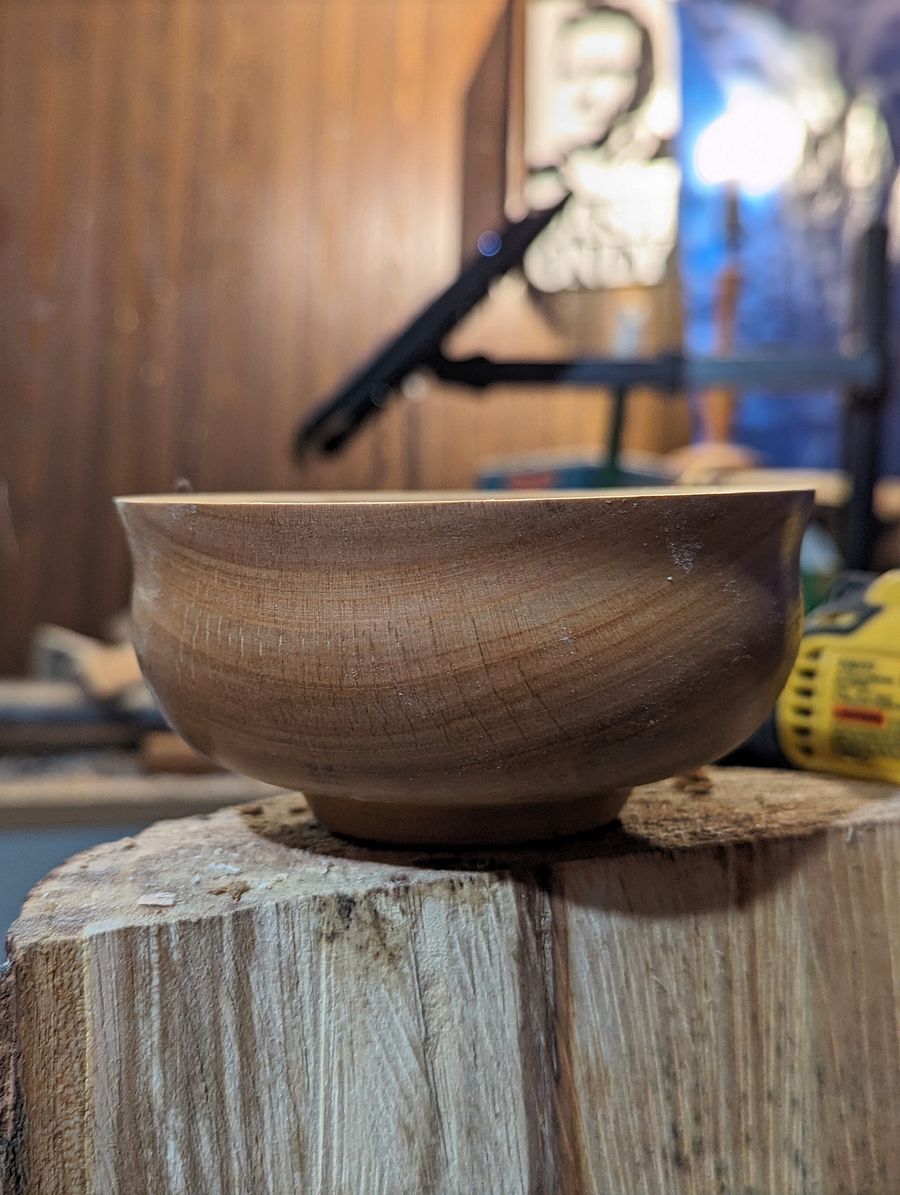 Medium Wood-turned Bowl product image (7)