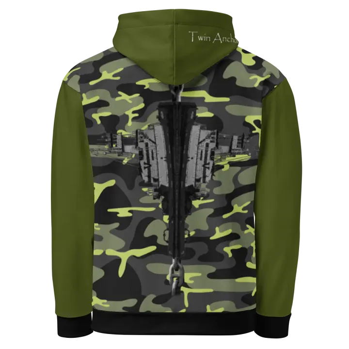 Camouflage & Green Hudson VB-chain Hoodie product image (1)