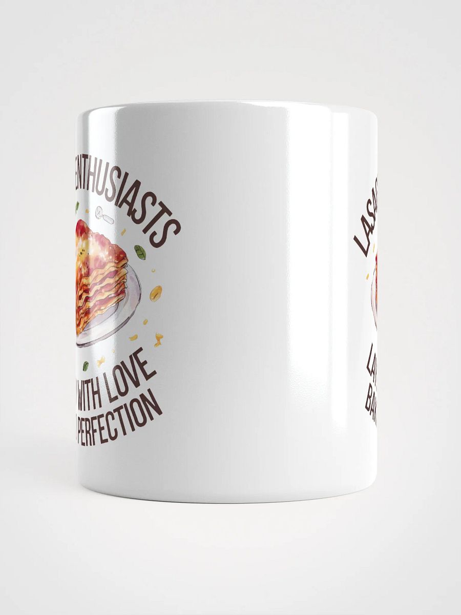 Lasagna Enthusiasts White Glossy Mug product image (15)