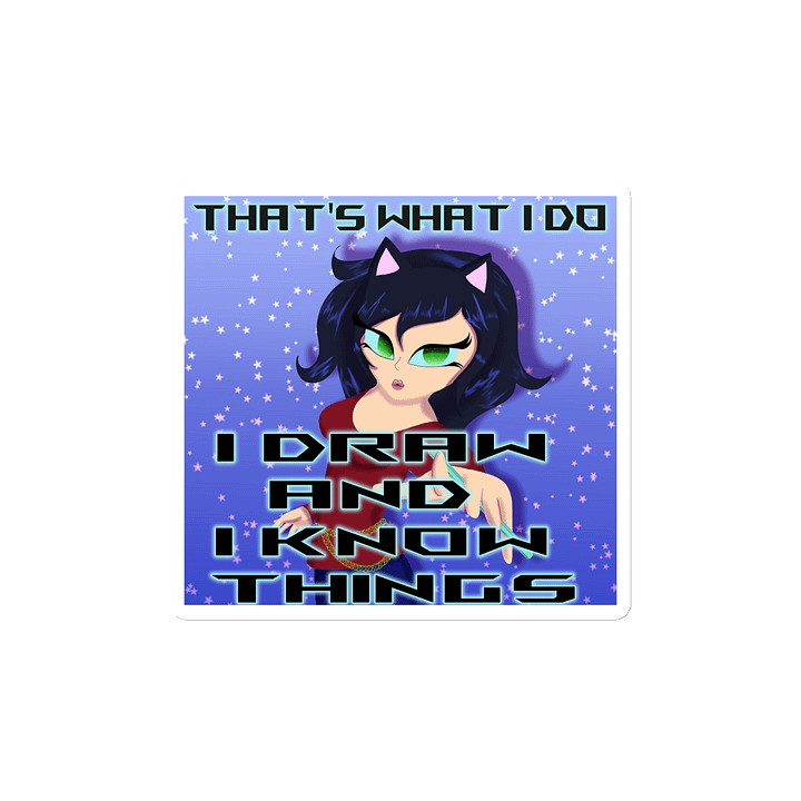 Anime Cat Girl Meme Magnet product image (2)