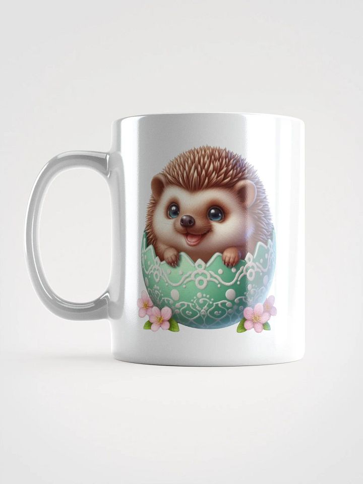 Hedgehog Easter Egg - White Mug product image (2)