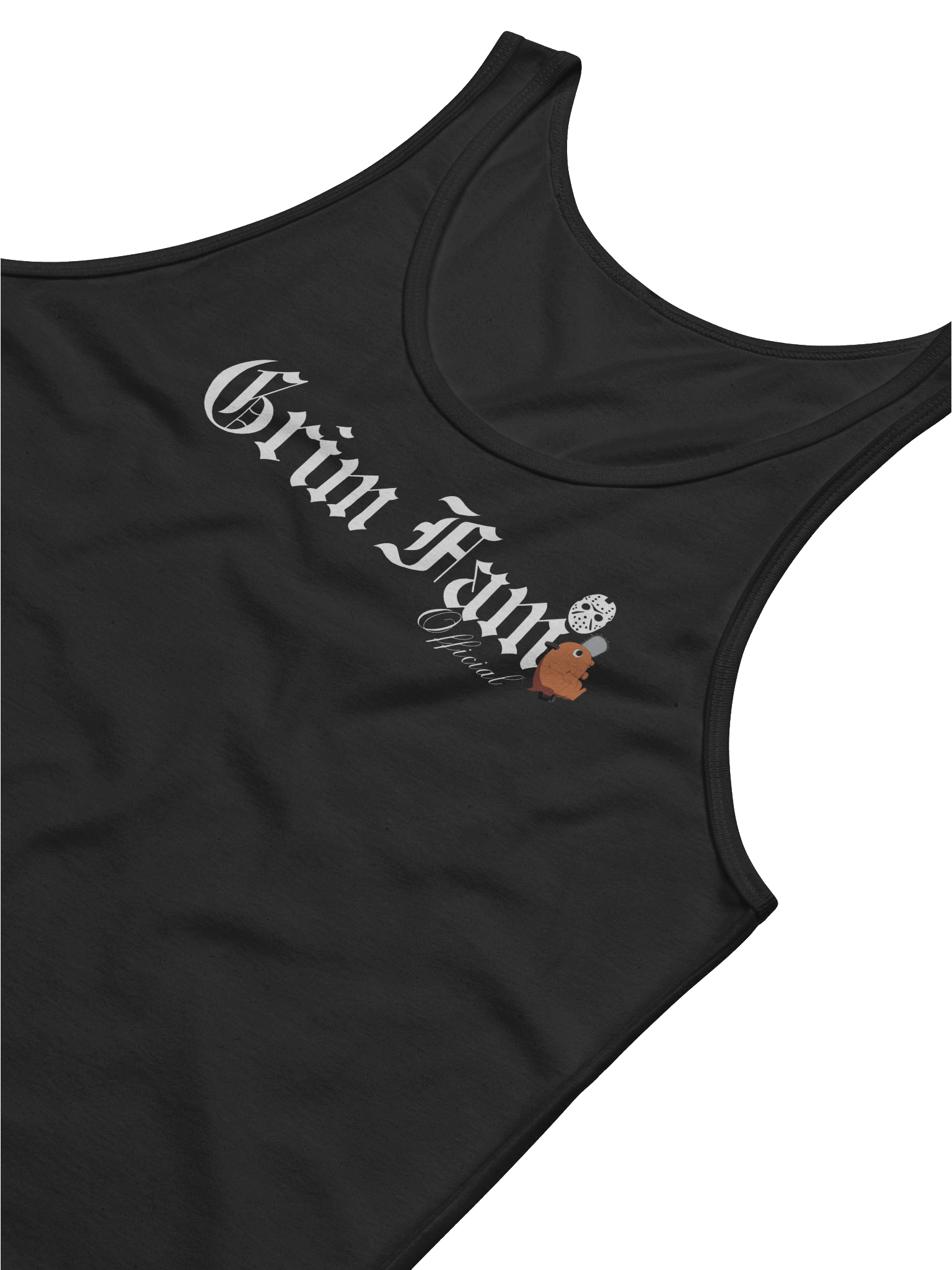 GRIM FAM X CHAINSAWMAN - TANKTOP/SINGLET #1 - Avail in ALL colors product image (4)