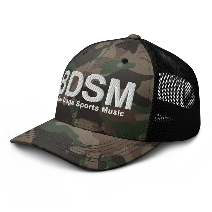 Beer Dogs Sports Music Camo Hat product image (2)