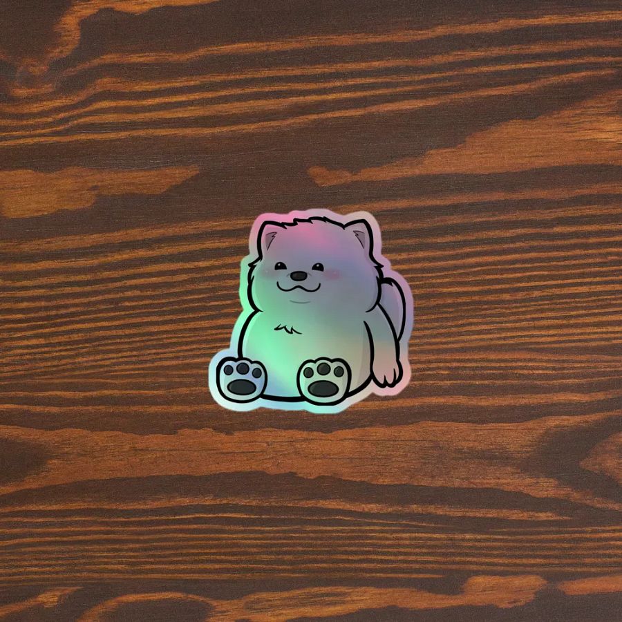 Byte Chonk Holographic Sticker product image (5)