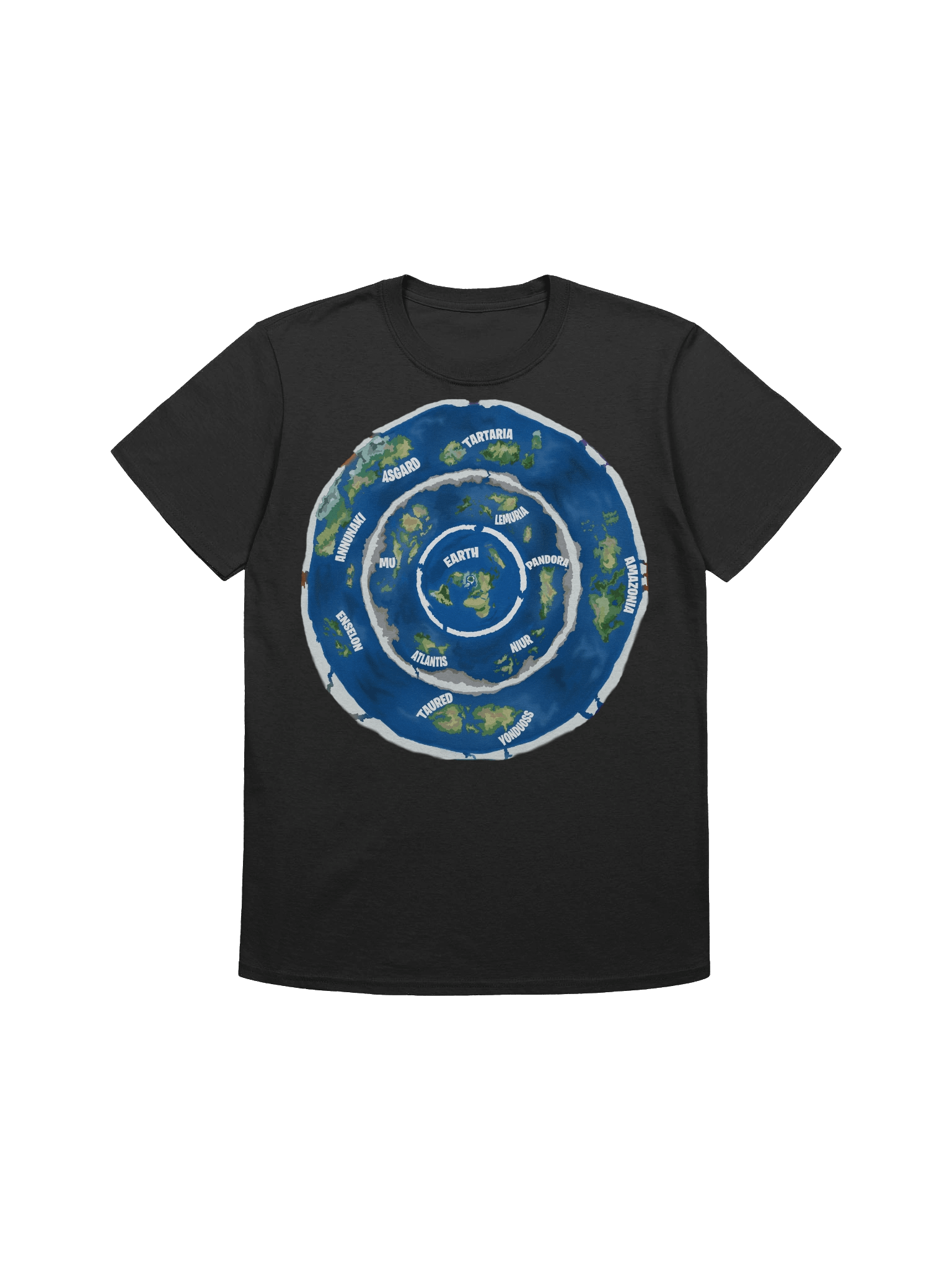 Premium Limited Edition Beyond The Ice Wall Map T-Shirt product image (1)