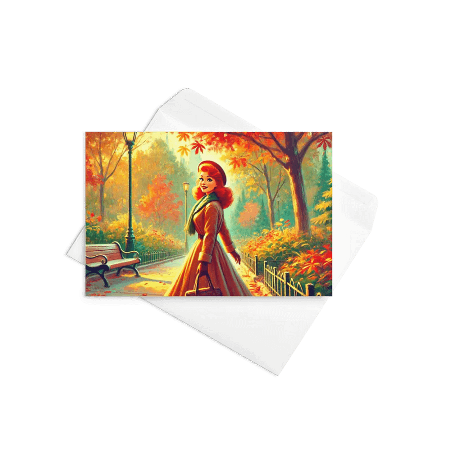 Autumn Stroll Greeting Card product image (11)