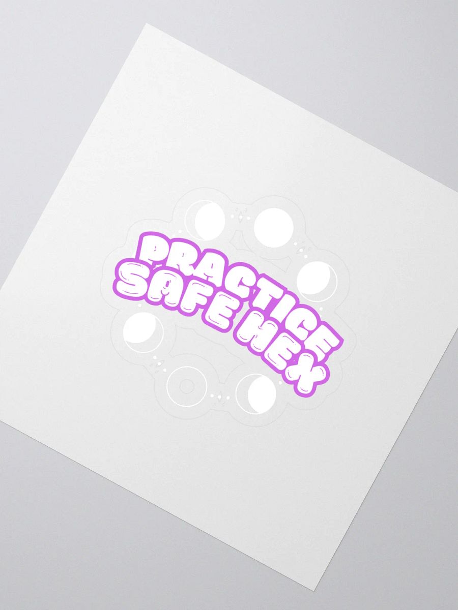 Safe Hex Kiss Cut Stickers product image (2)