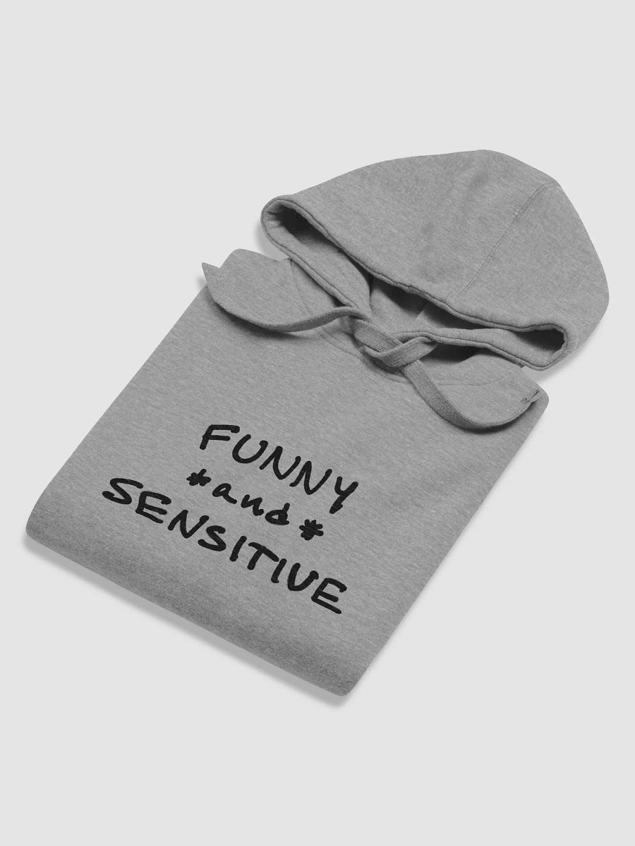 FUNNY *and* SENSITIVE printed heavyweight hoodie product image (6)