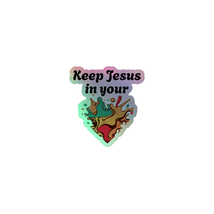 Keep Jesus in your Heart sticker product image (1)