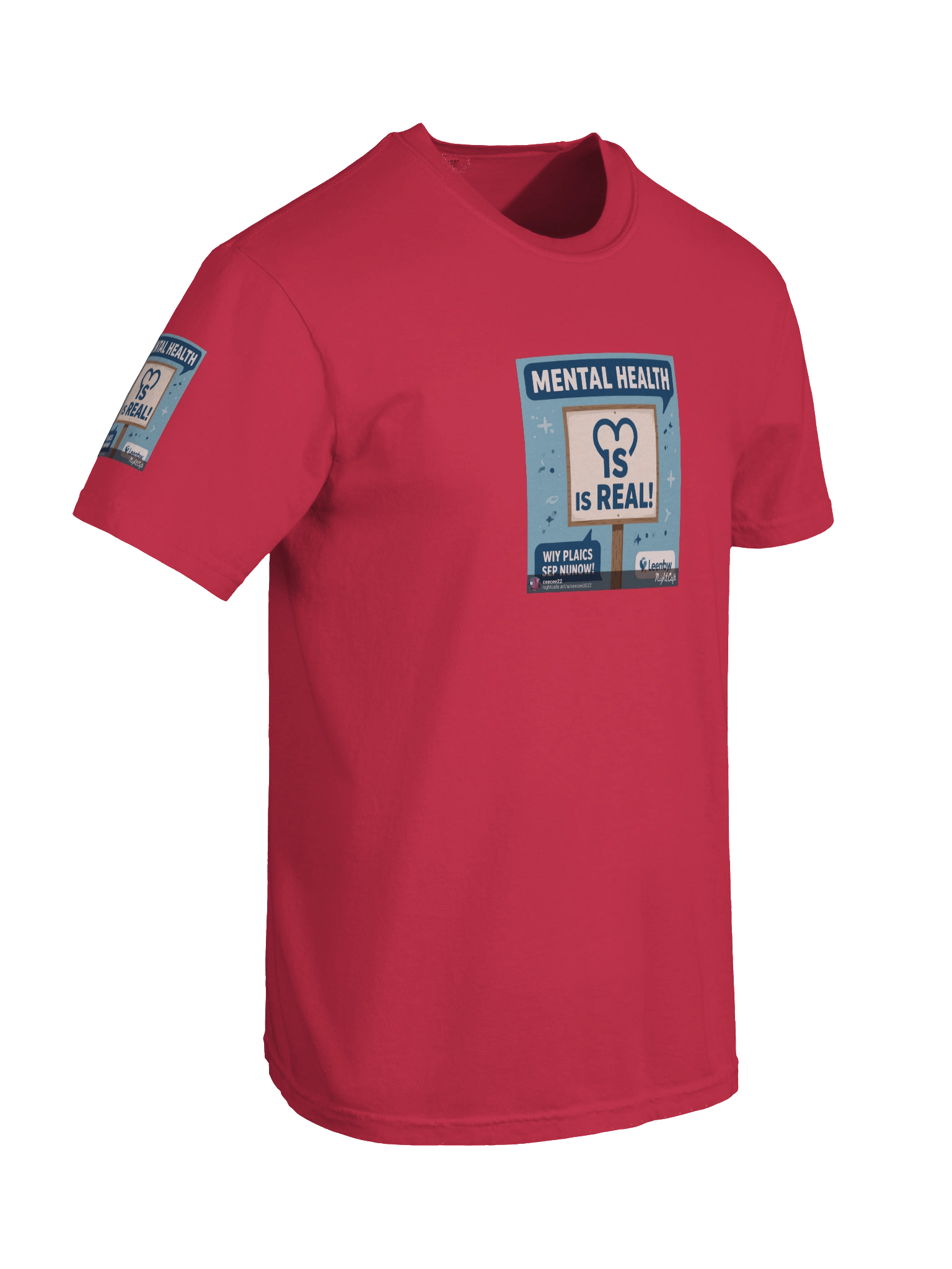 Heartfelt Mental Health Advocacy Tee product image (8)