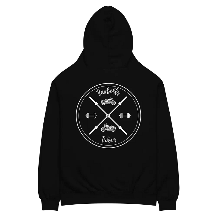 Barbells & Bikes X Emblem Unisex Hoodie product image (2)