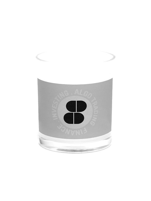 StatOasis Badge B&W Candle product image (1)
