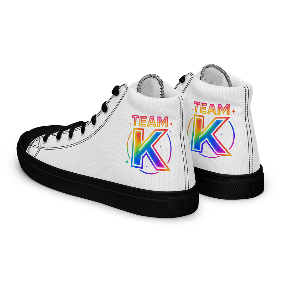 TEAM K Pride 1 Women's High Top Canvas Shoes product image (5)