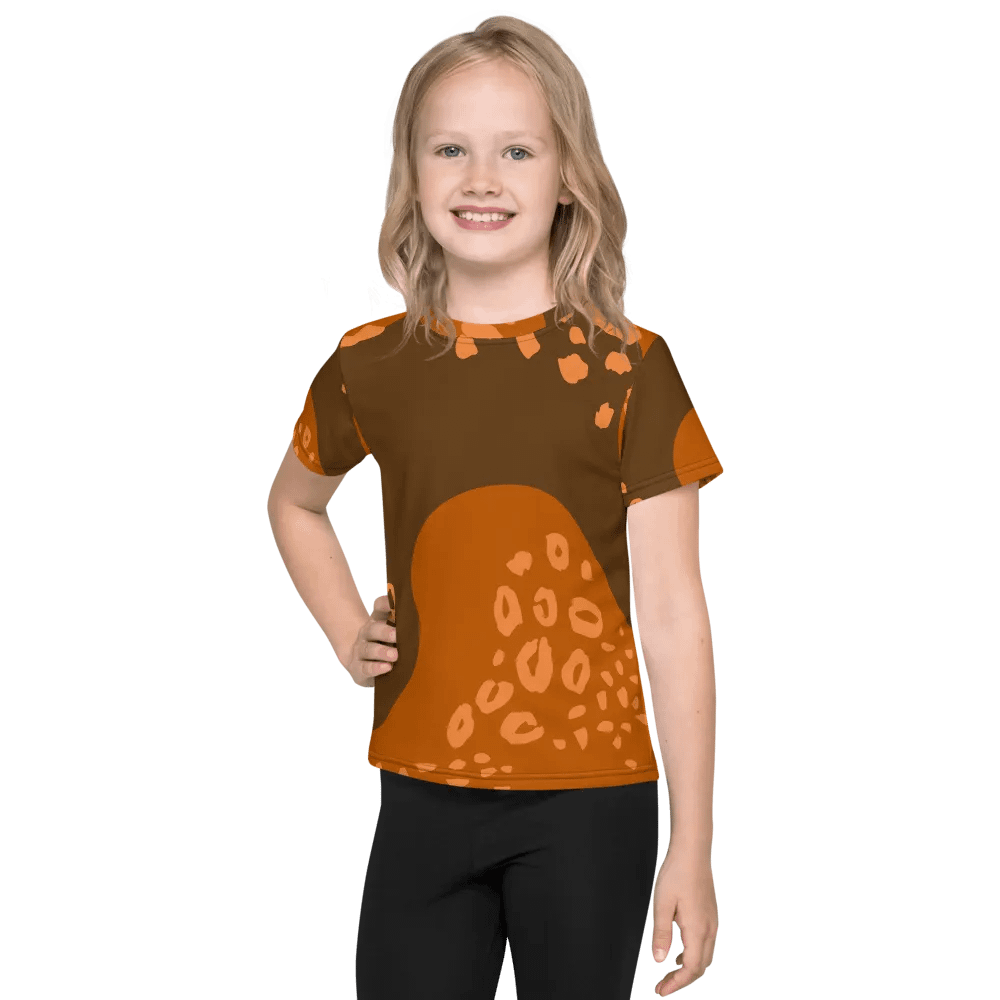 Orange Safari Adventure Kids T-Shirt product image (1)