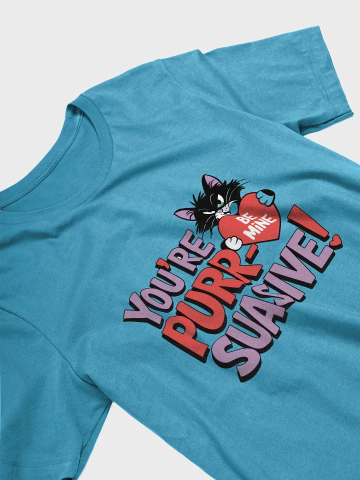 You're Purr-suasive Funny Valentine's Day Cat T-Shirt product image (2)