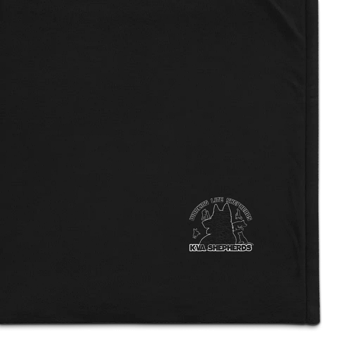 German Shepherd Activity Logo Premium Sherpa Blanket product image (1)