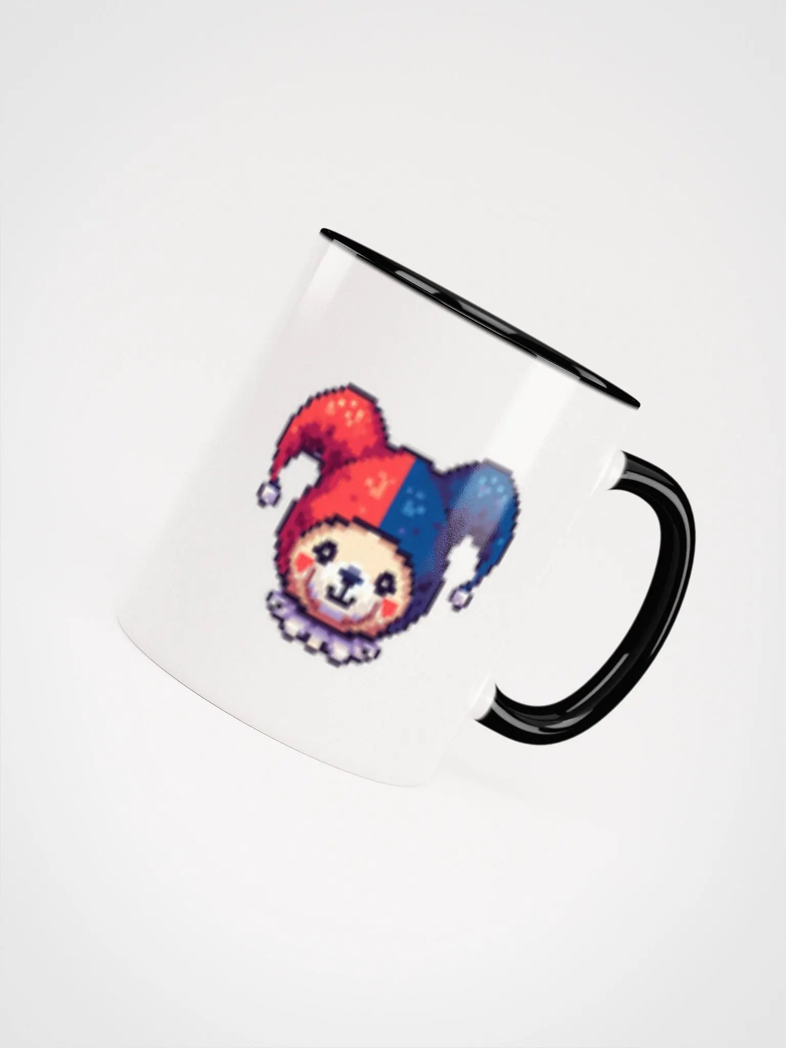 Pixel Art Teddy Bear Jester Mug product image (4)