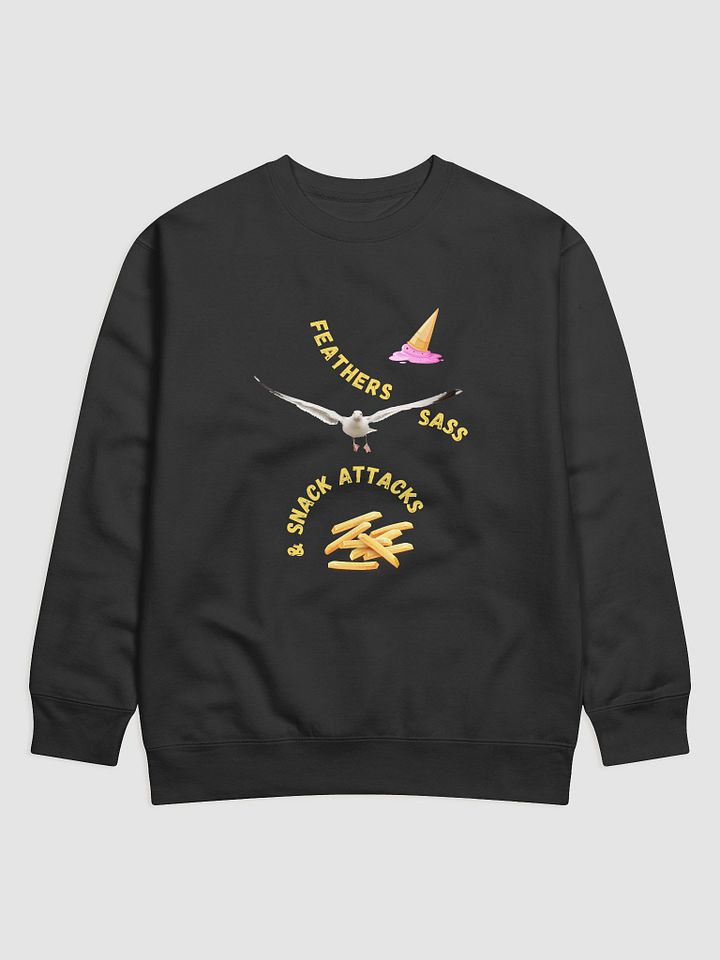 Sweatshirt: Feathers, Sass & Snack Attacks Seagull product image (3)