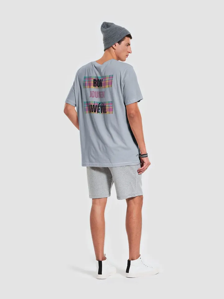 Kwéyòl Madras Distressed T-Shirt product image (72)