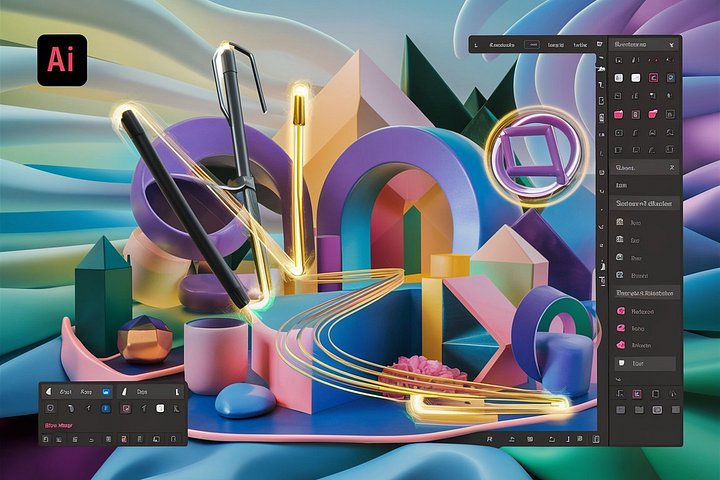 Mastering Adobe Illustrator: A Complete Beginner's Guide product image (1)