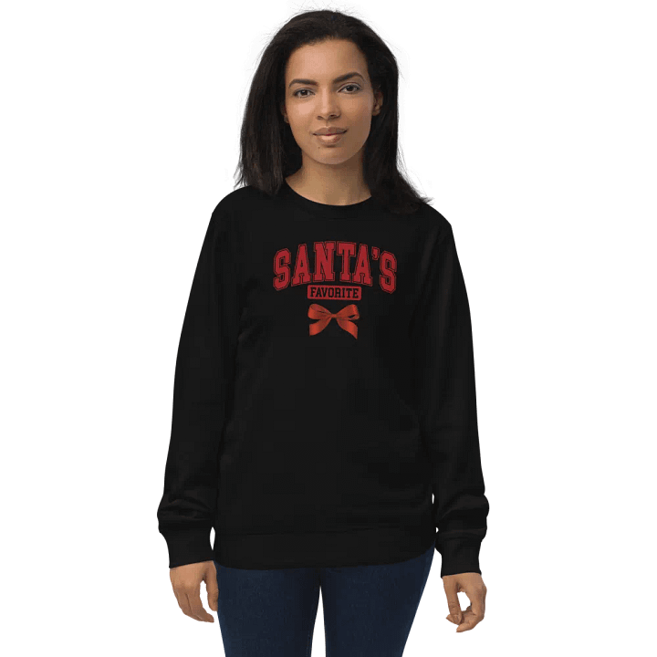 Santa's Favorite Organic Sweatshirt product image (1)