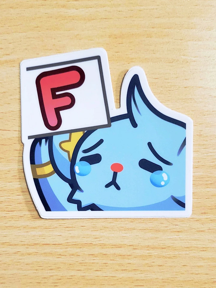 Matte Sticker | F in Chat product image (1)