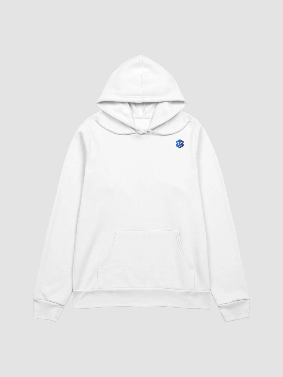 White Bella+Canvas Supersoft Hoodie product image (1)