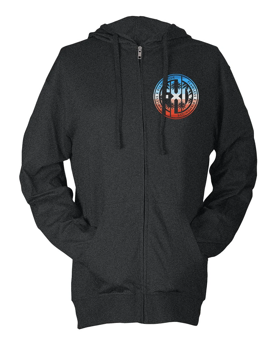 FXD Charcoal Lightweight Beach Hoodie w/Beach Logo product image (1)