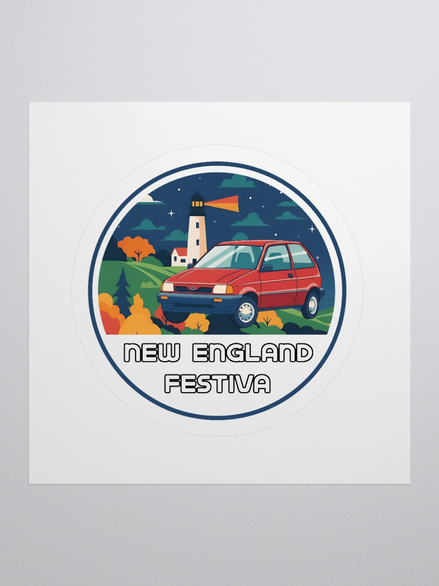 New England Festiva Sticker product image (1)