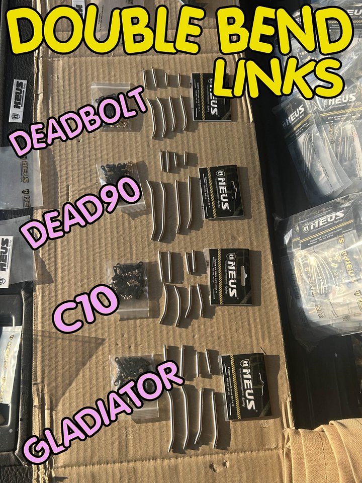 DOUBLE BEND Links (Titanium) product image (1)