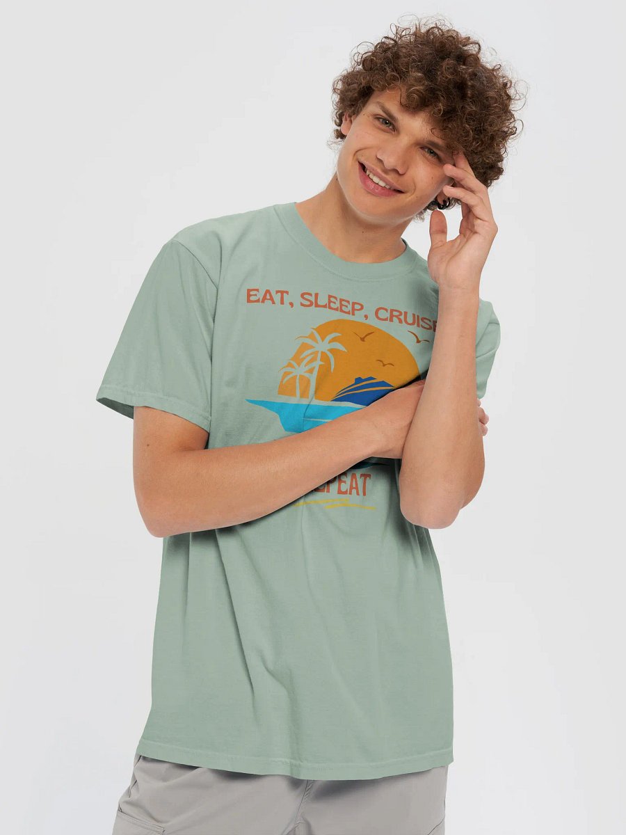 Eat Sleep Cruise Repeat Tee product image (59)