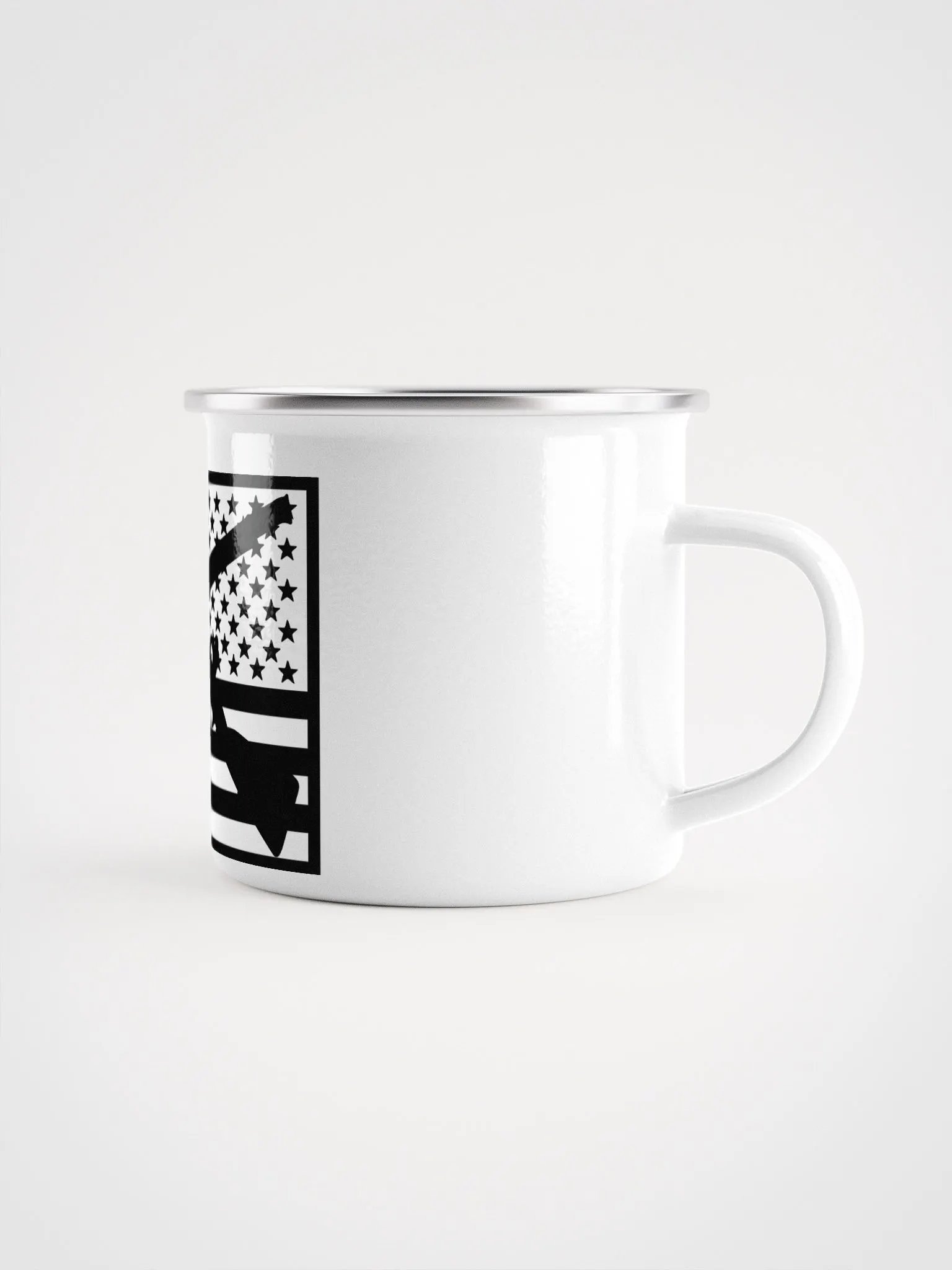 Steel mug American rifleman product image (2)