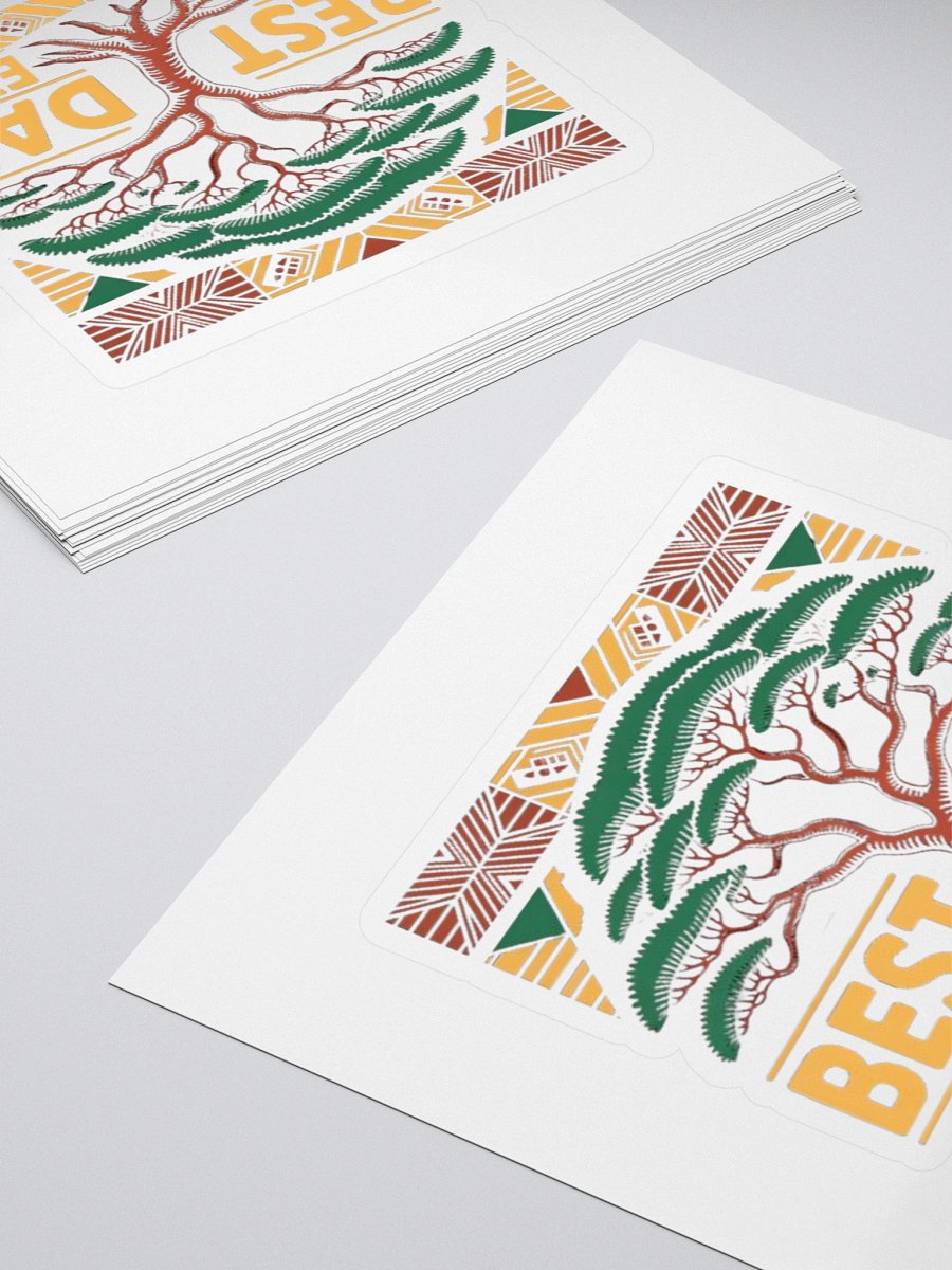 Best Dad Ever African Dad Father Papa Afrika Africa Father's Day Sticker product image (4)