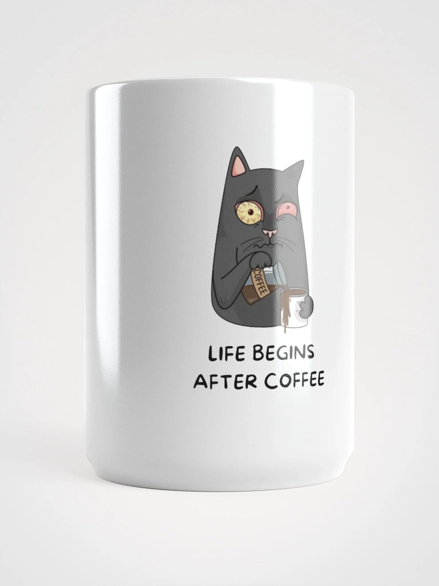 Whimsical Coffee Cat Mug product image (5)