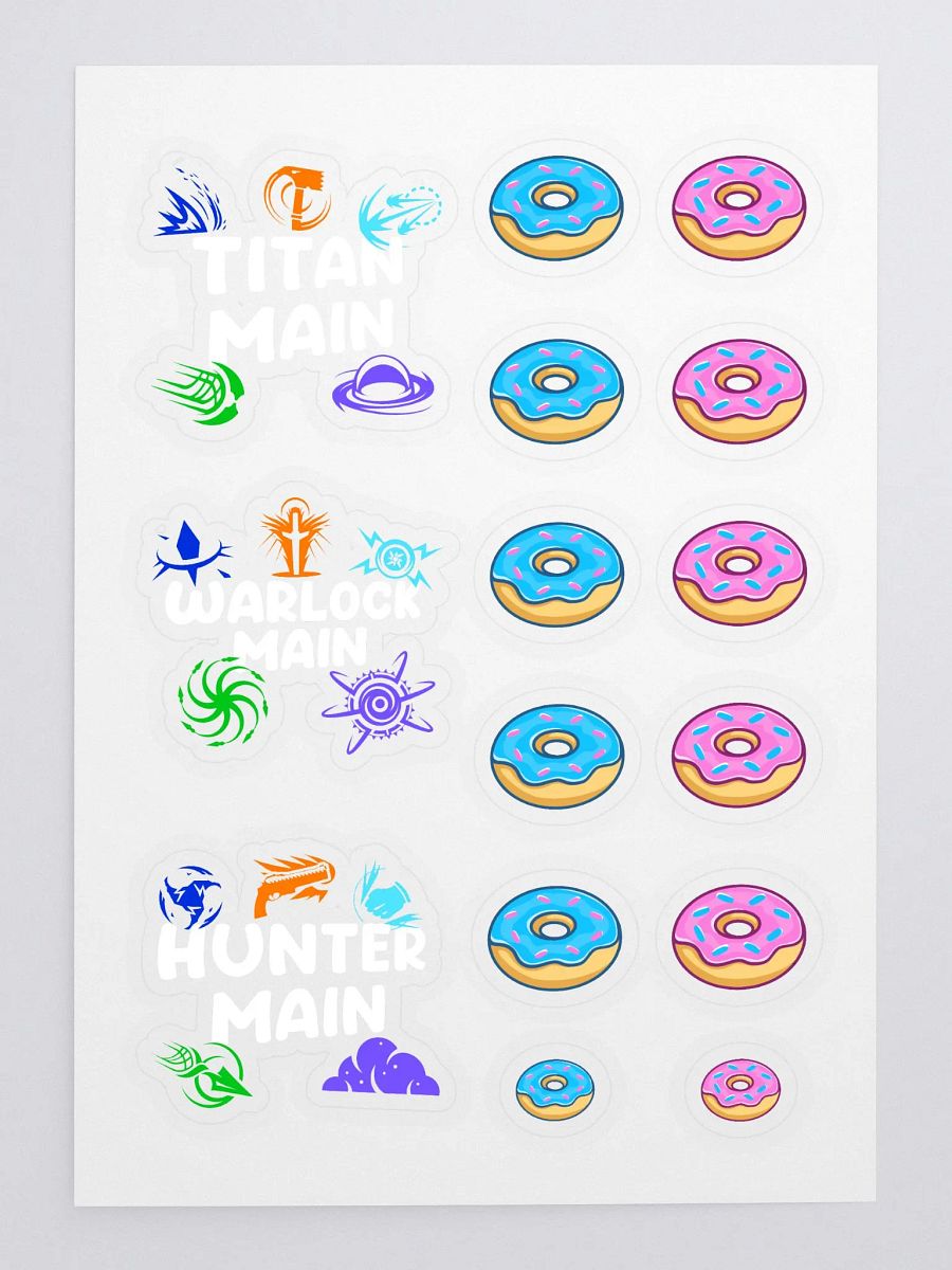 Destiny x Donuts Sticker Pack product image (3)