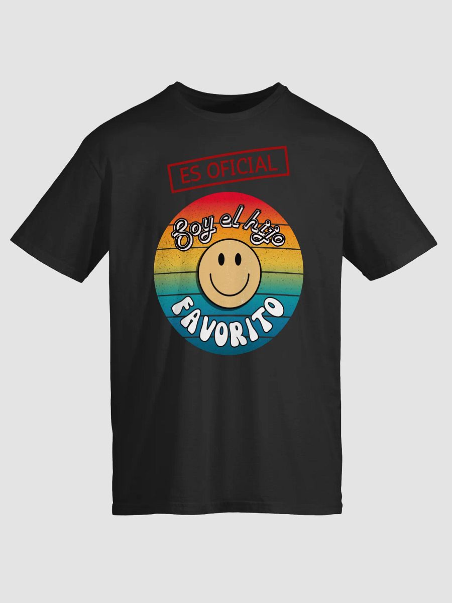 Retro-inspired son t-shirt Es oficial, soy el hijo favorito product image (5)