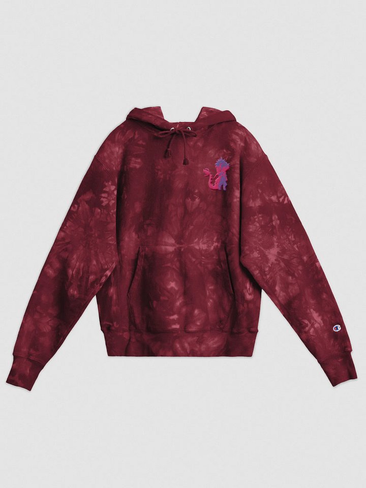 Red Crimson Evolved Champion Tie-Dye Hoodie product image (1)