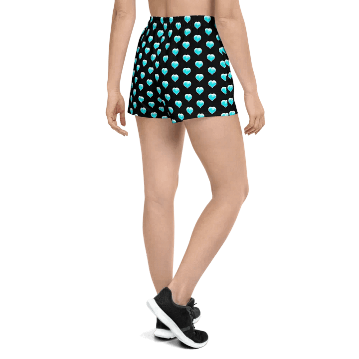 Icy Heart Athletic Short Shorts product image (2)