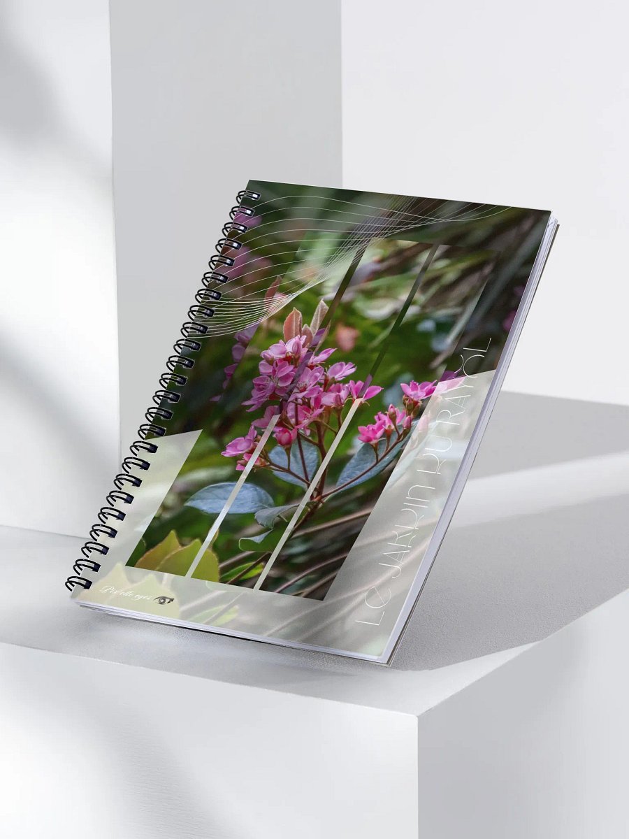 GeoGraphik Notebook – Asian Blossoms – Jardin du Rayol – A5 Format product image (3)